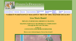 Desktop Screenshot of danielsdogs.com