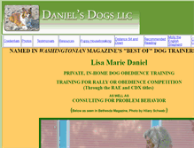 Tablet Screenshot of danielsdogs.com